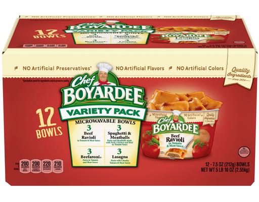 Microwave Cups, Variety Pack, 7.5 oz (12-pk) Chef Boyardee