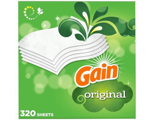 Dryer Sheets, Original, 320 ct Gain
