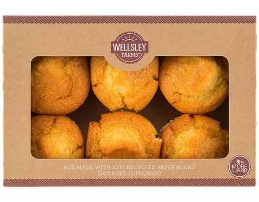 Muffins, Corn, 6 ct Wellsley Farms