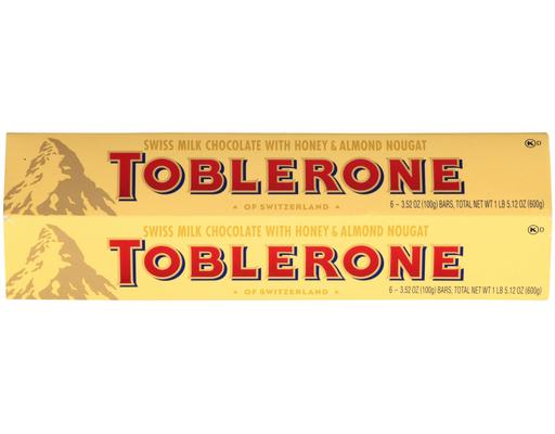 Swiss Milk Chocolate Bar, 3.52 oz (6-pk) Toblerone
