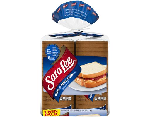White made with Whole Grain Bread, 20 oz (2-pk) Sara Lee