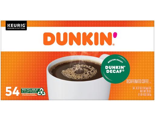 Original Coffee  Pods, Decaffinated, 54 ct Dunkin' Donuts