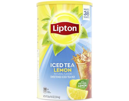 Sweetened Iced Tea Mix, Lemon, 89.8 oz Lipton
