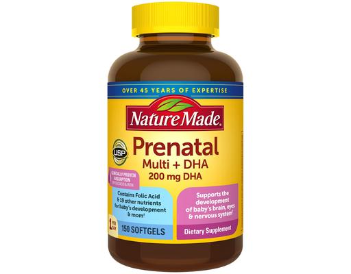 Prenatal Multi+DHA Softgels, 150 ct Nature Made