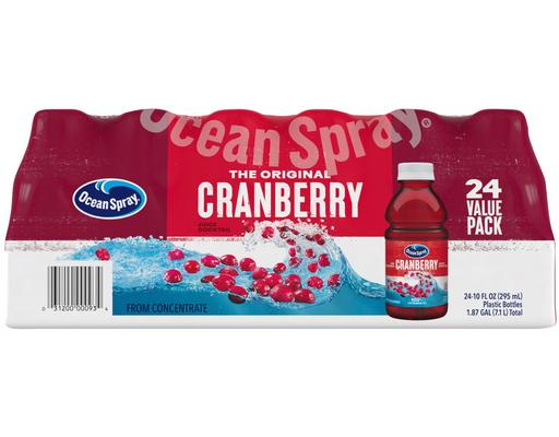 Juice Cocktail, Cranberry, 10 fl oz (24-pk) Ocean Spray