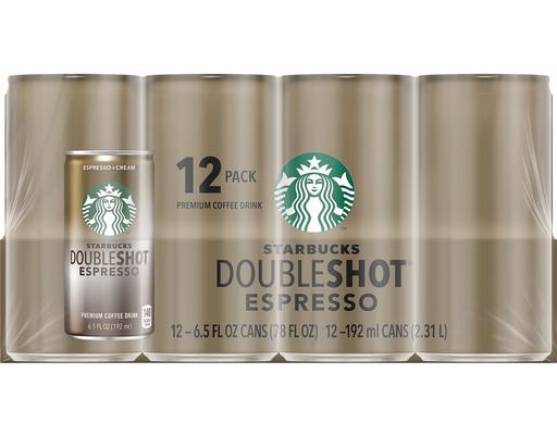 Doubleshot Espresso, 6.5 fl oz (12-pk) Starbucks