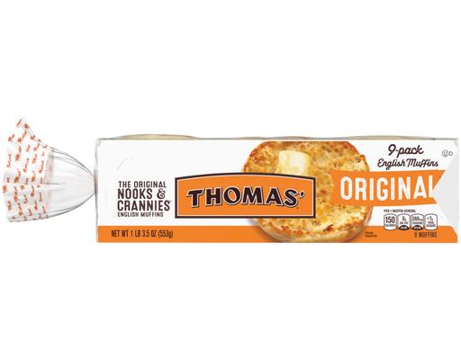 English Muffins, Original, 9 ct (2-pk) Thomas'