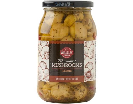 Marinated Mushrooms, 30.4 fl oz Wellsley Farms