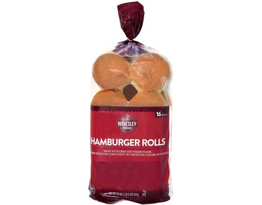 Hamburger Rolls, 16 ct Wellsley Farms