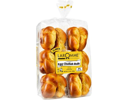 Egg Challah Rolls, 12 ct Laromme