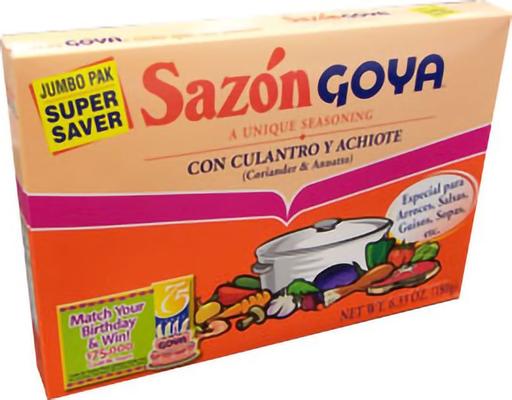 Sazon Unique Seasoning with Coriander & Annatto-pkets, Original, 36 ct Goya