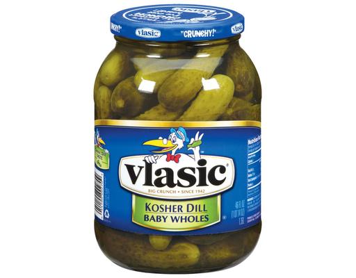 Baby Wholes Kosher Dill, 46 fl oz Vlasic