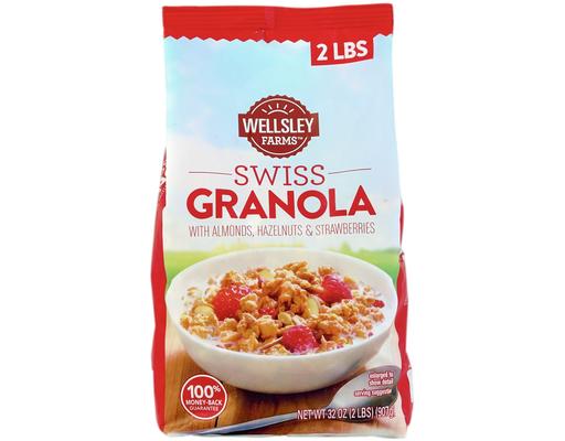 Swiss Granola, 32 oz Wellsley Farms