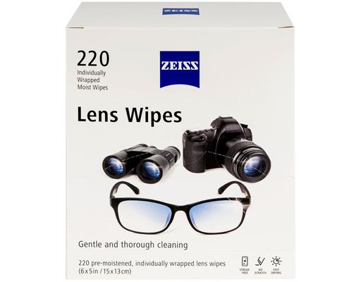 Len Wipes, 220 ct Zeiss