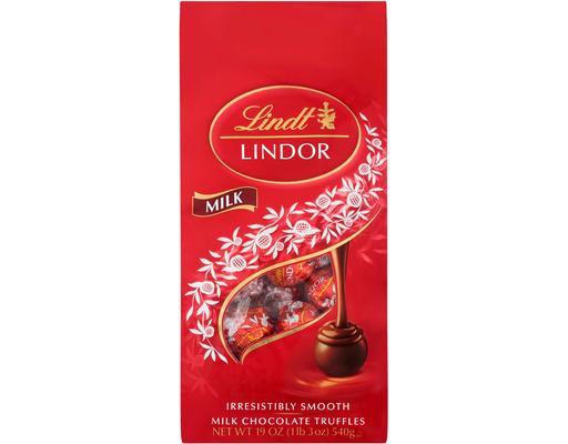 Lindor Milk Chocolate Truffles, 19 oz. Lindt