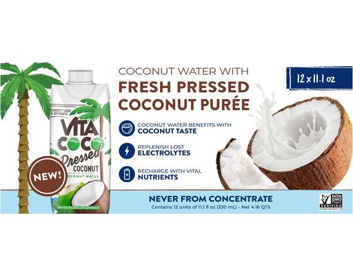 Pressed Coconut Water, 11.1 fl oz (12-pk) Vita Coco