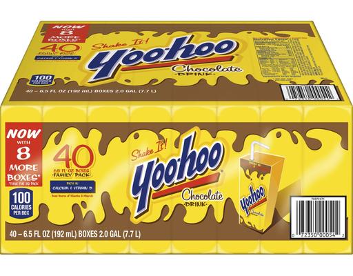 Chocolate Drink, 6.5 fl oz (40-pk) Yoohoo