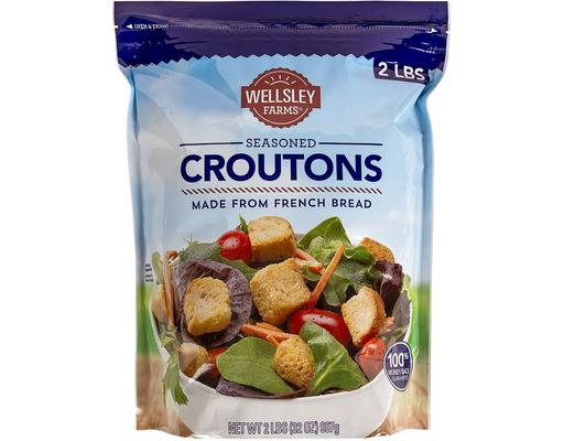 Seasoned Croutons, 32 oz Wellsley Farms