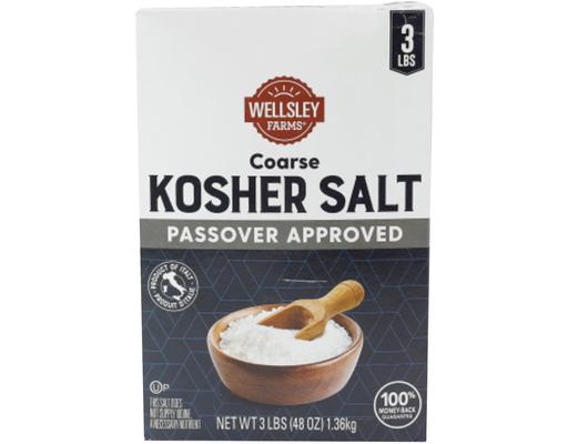 Coarse Kosher Salt, 48 oz Wellsley Farms