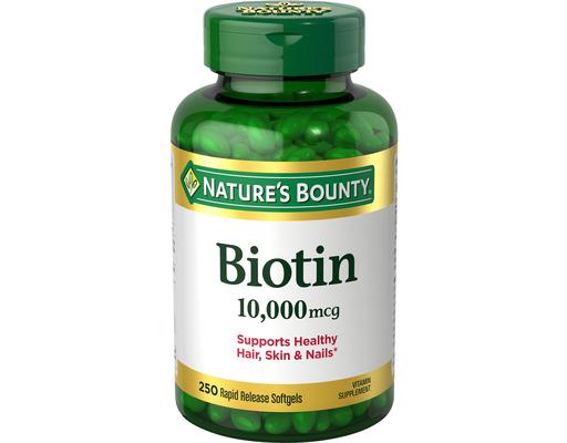 10,000mcg Biotin Softgels, 250 ct Nature's Bounty