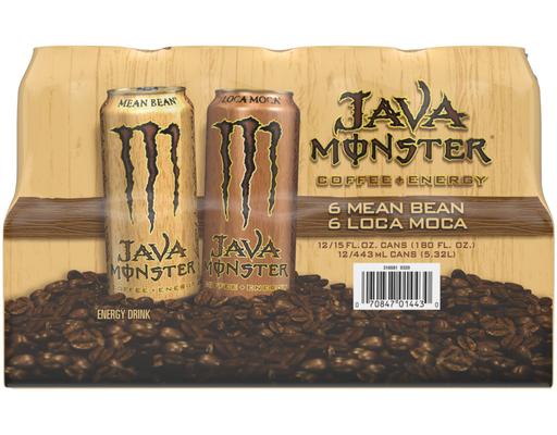 Energy Drink, Java, 15 fl oz (12-pk) Monster