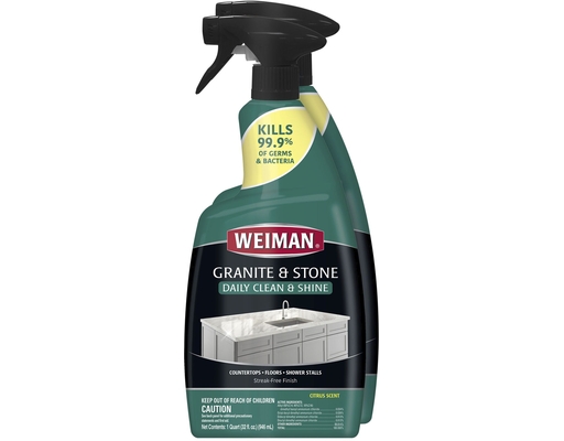 Granite & Stone Clean and Shine Spray, Citrus, 32 fl oz Weiman