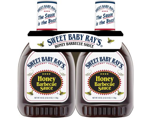 Sauce, Honey Barbecue, 40 oz (2-pk) Sweet Baby Ray's