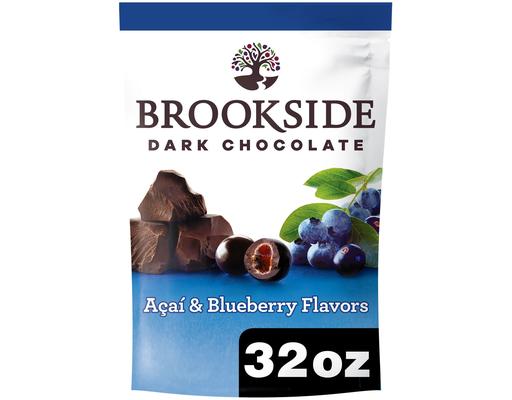 Dark Chocolate, Acai & Blueberry, 32 oz Brookside