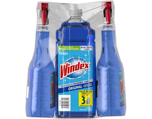 Glass Cleaner with Refill, Original, 3 ct Windex