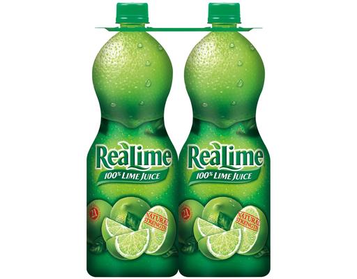 100% Lime Juice, 32 fl oz (2-pk) ReaLime
