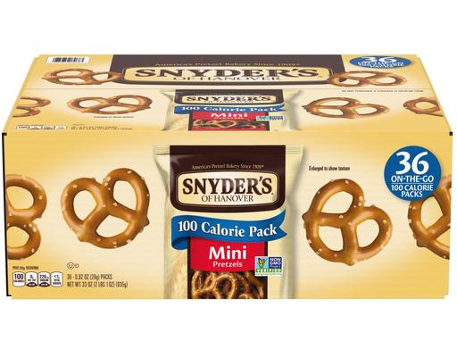 Mini Pretzels, 0.92 oz (36-pk) Snyder's of Hanover