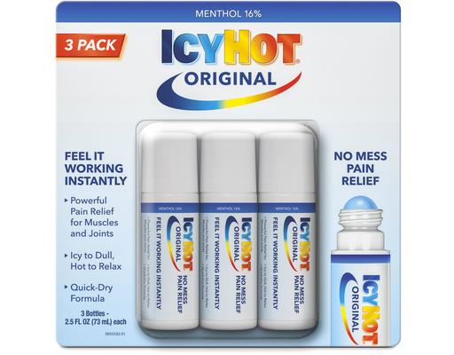 Original Pain Relief Applicator, 2.5 fl oz (3-pk) Icy Hot