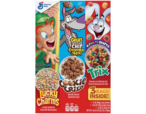 Cereal, Variety Pack, 3 ct General Mills