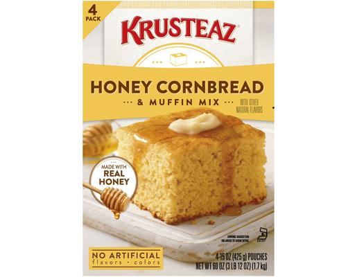 Honey Cornbread & Muffin Mix, 15 oz (4-pk) Krusteaz