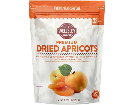 Premium Dried Apricots, 32 oz Wellsley Farms