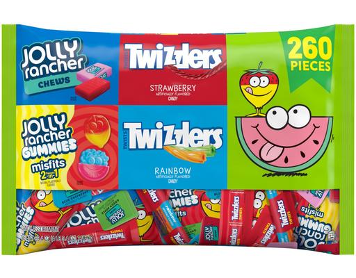 Twizzlers & Jolly Rancher Variety Bag, 260 pieces Hershey