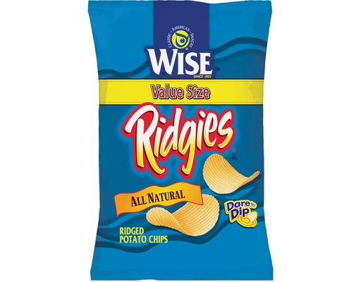 Potato Chips, Ridges, 16 oz Wise