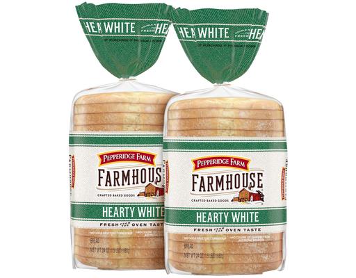 Farmhouse Hearty White Bread, 24 oz (2-pk) Pepperidge Farm