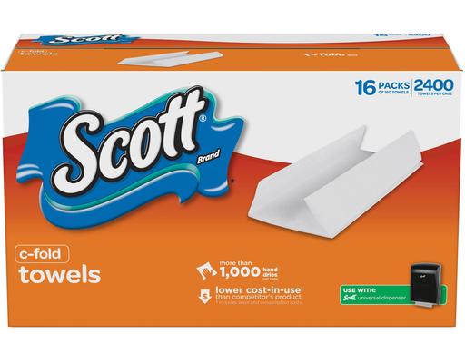 C-Fold Paper Towels, 150 ct (16-pk) Scott