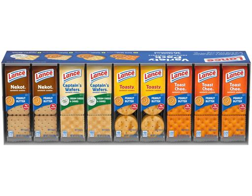 Sandwich Crackers, Variety Pack, 36 ct Lance