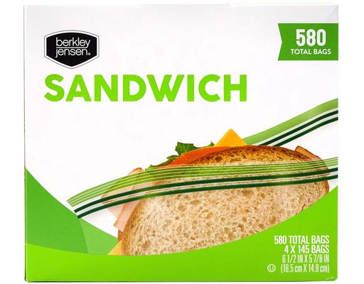 Bags, Sandwich, 580 ct Berkley Jensen