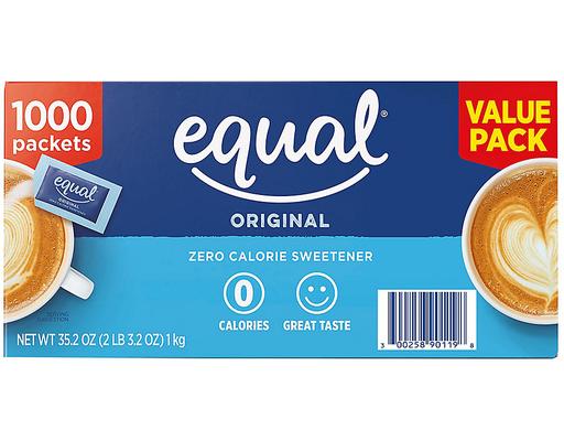 Original Zero Calorie Sweetener, 1000 ct Equal