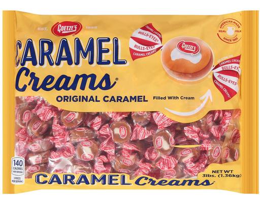 Caramel Creams Candy, 48 oz Goetze's