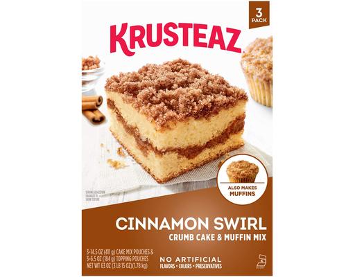 Cinnamon Swirl Crumb Cake & Muffin Mix, 63 oz Krusteaz