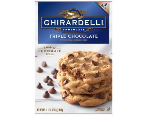 Triple Chocolate Cookie Mix, 3 pk. Ghirardelli