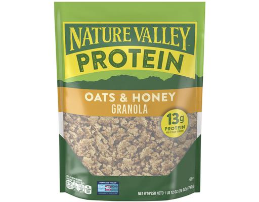 Protein Oats & Honey Granola, 28 oz Nature Valley