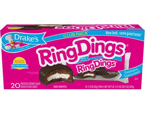 Ring Dings, 2 ct (10-pk) Drake's