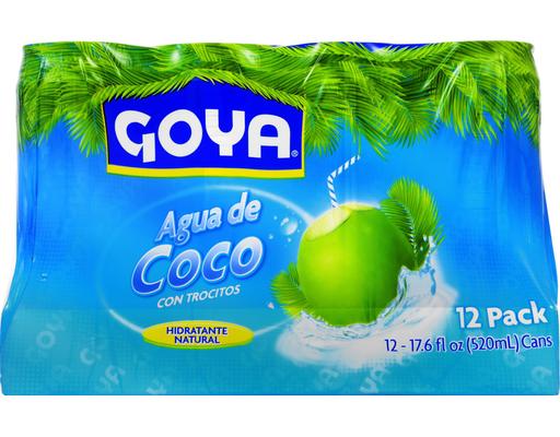 Coconut Water Cans, 17.6 fl oz (12-pk) Goya