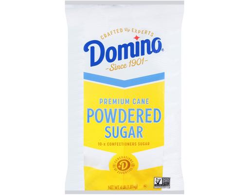Premium Cane Powdered Sugar, 4 Pounds Domino