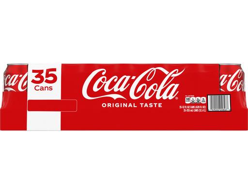 Soda Cans, 12 fl oz (35-pk) Coca-Cola